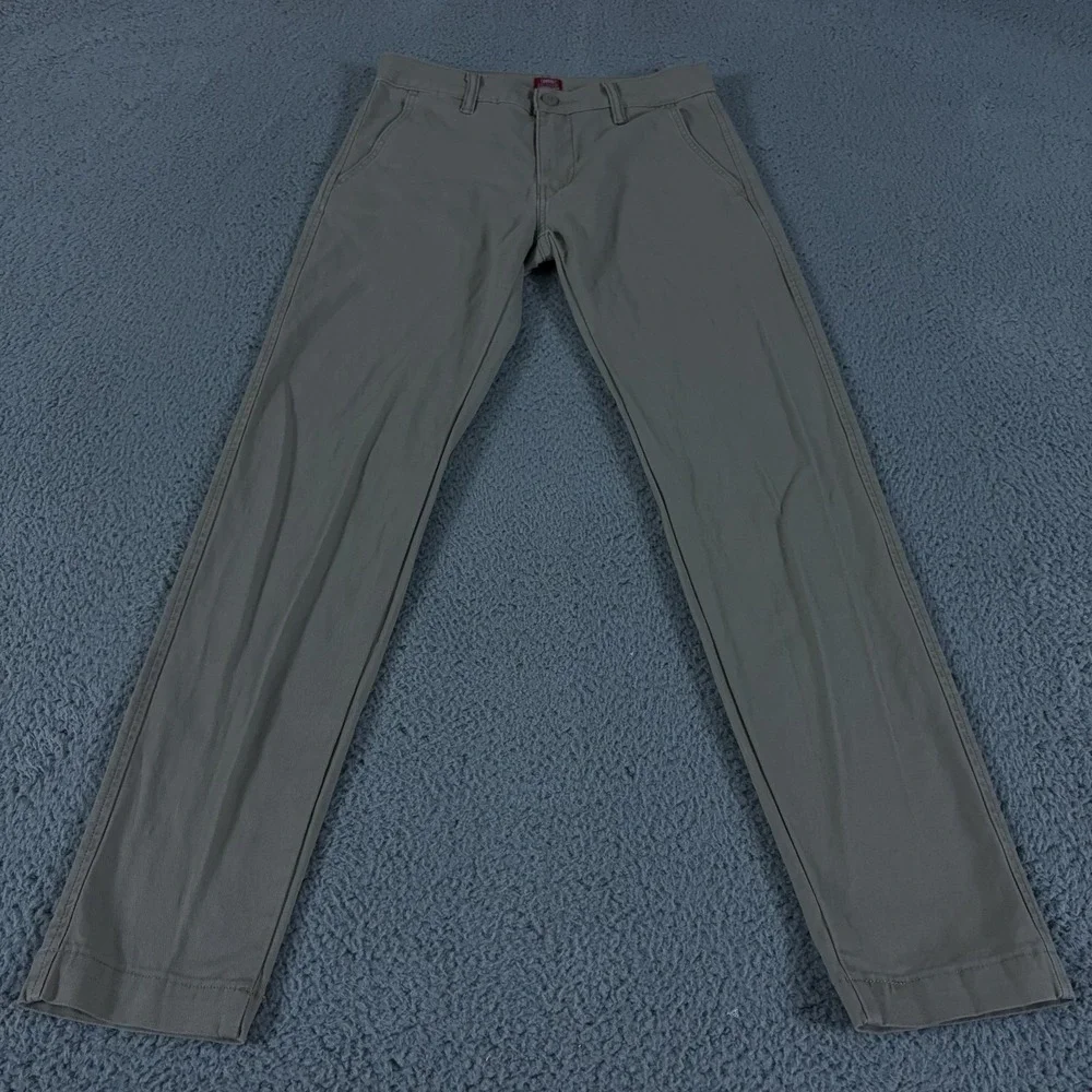 Levis Pants Mens 28x32 Beige XX Chino Standard Taper Khaki Cotton Preppy‎ Casual